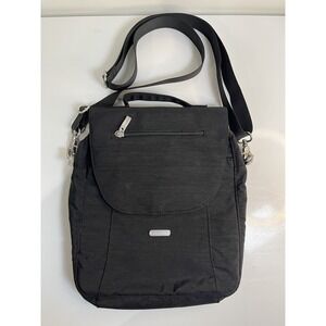 Baggallini Pocket‎ Town Crossbody Bag Lightweight Travel Black Handbag Normcore